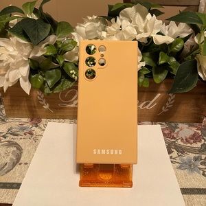 Samsung Galaxy s22 ultra pink soft silicone case